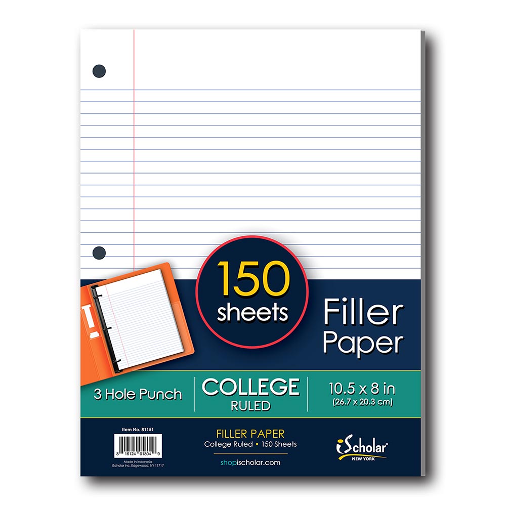 150 Count Filler Paper College Ruled