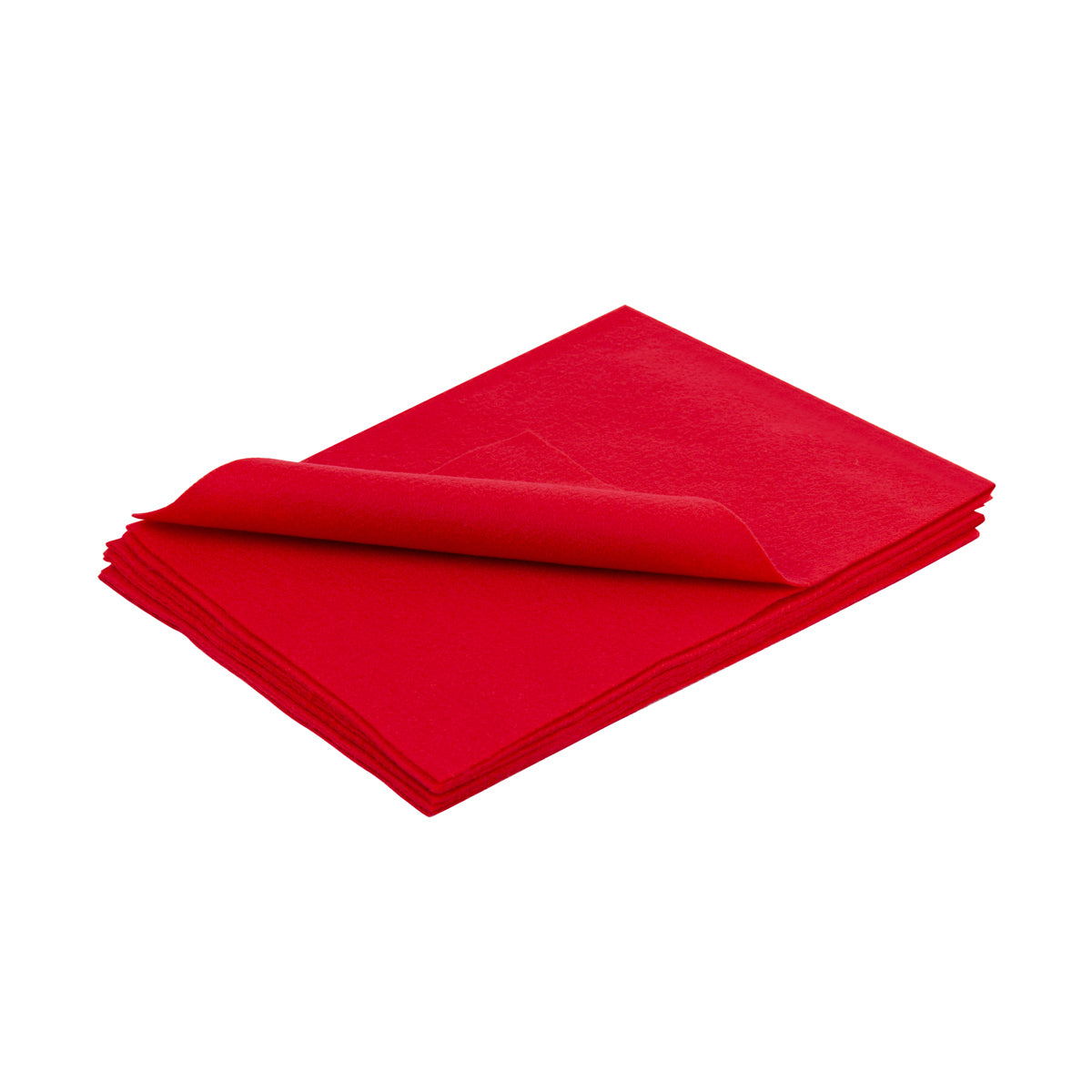 Red Felt Sheets 9" x 12"