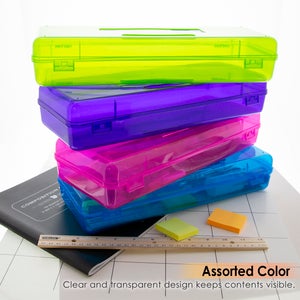 Pencil Case Multipurpose Utility Box Ruler Length, Color May Vary