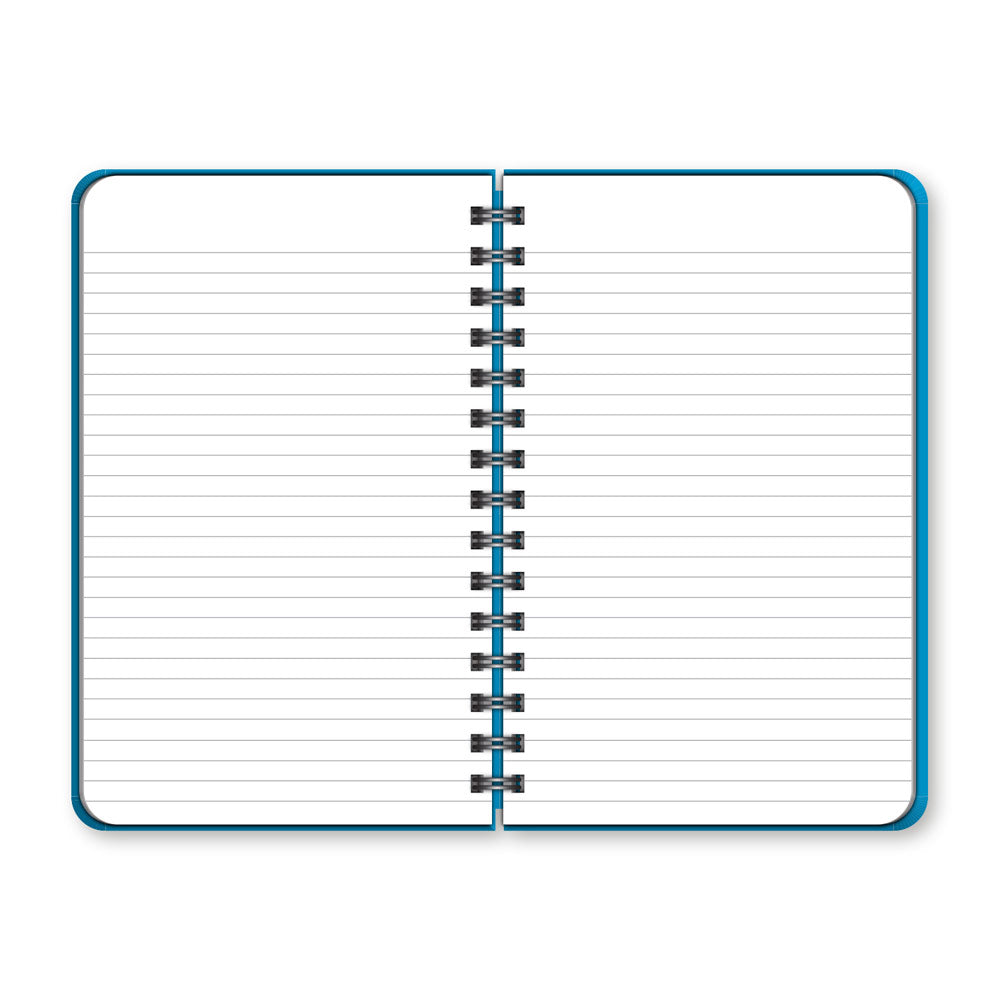 Poly Memo Book Double Wire 4″ X 6″ Side Open Color May Vary