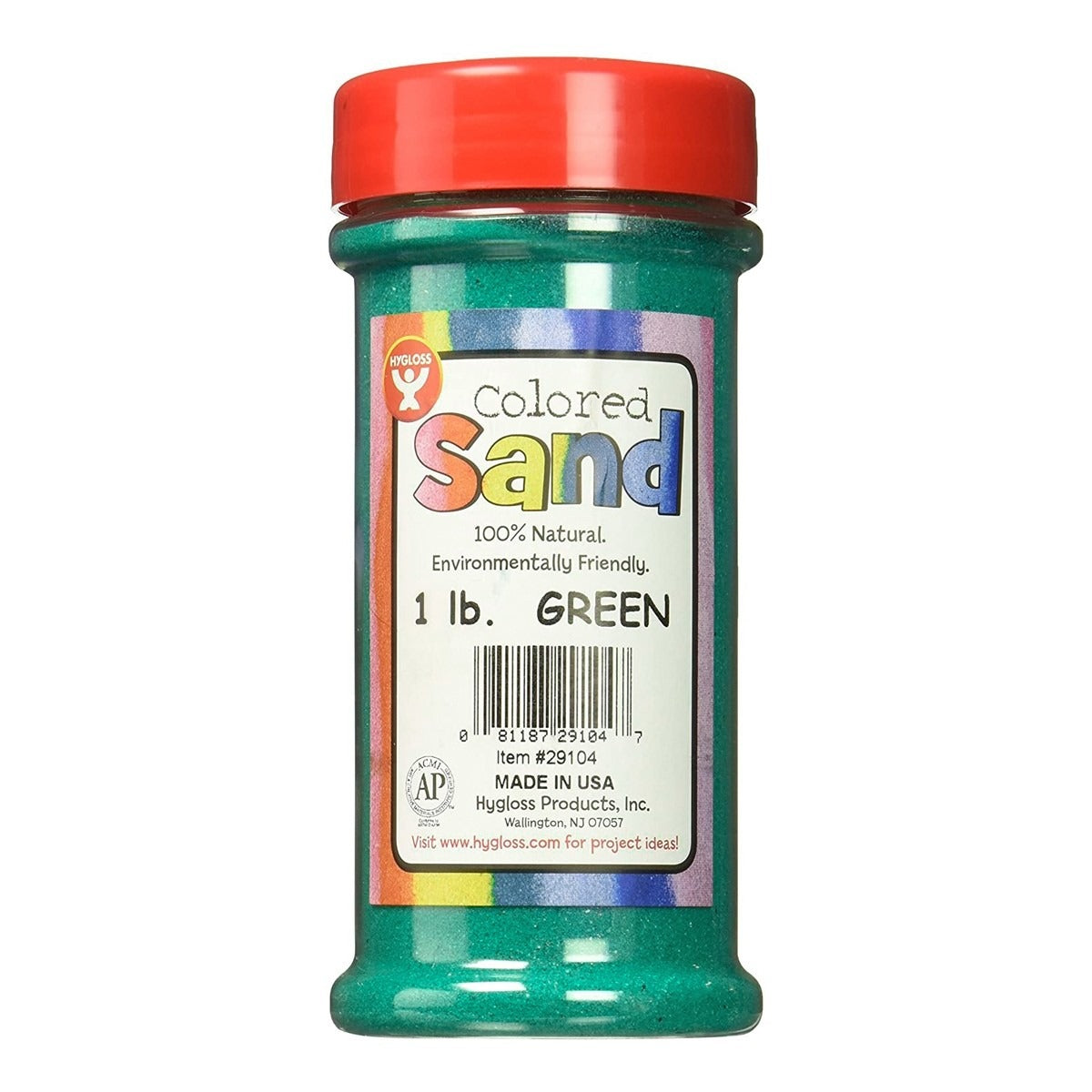 Colored Sand, Green, 22oz Container