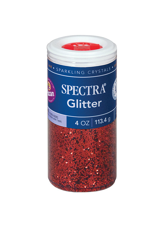 4oz Glitter Red