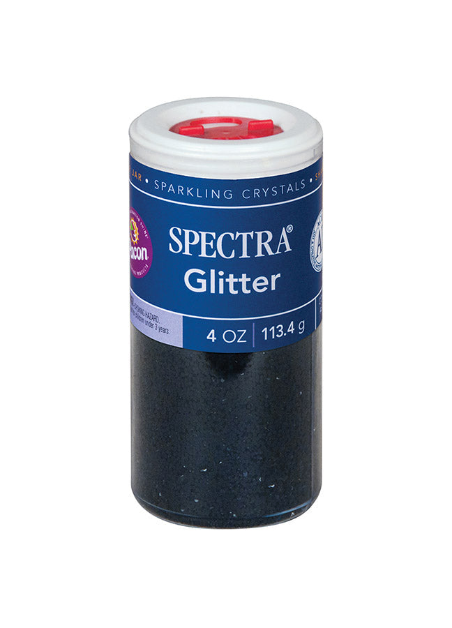 4oz Glitter Black