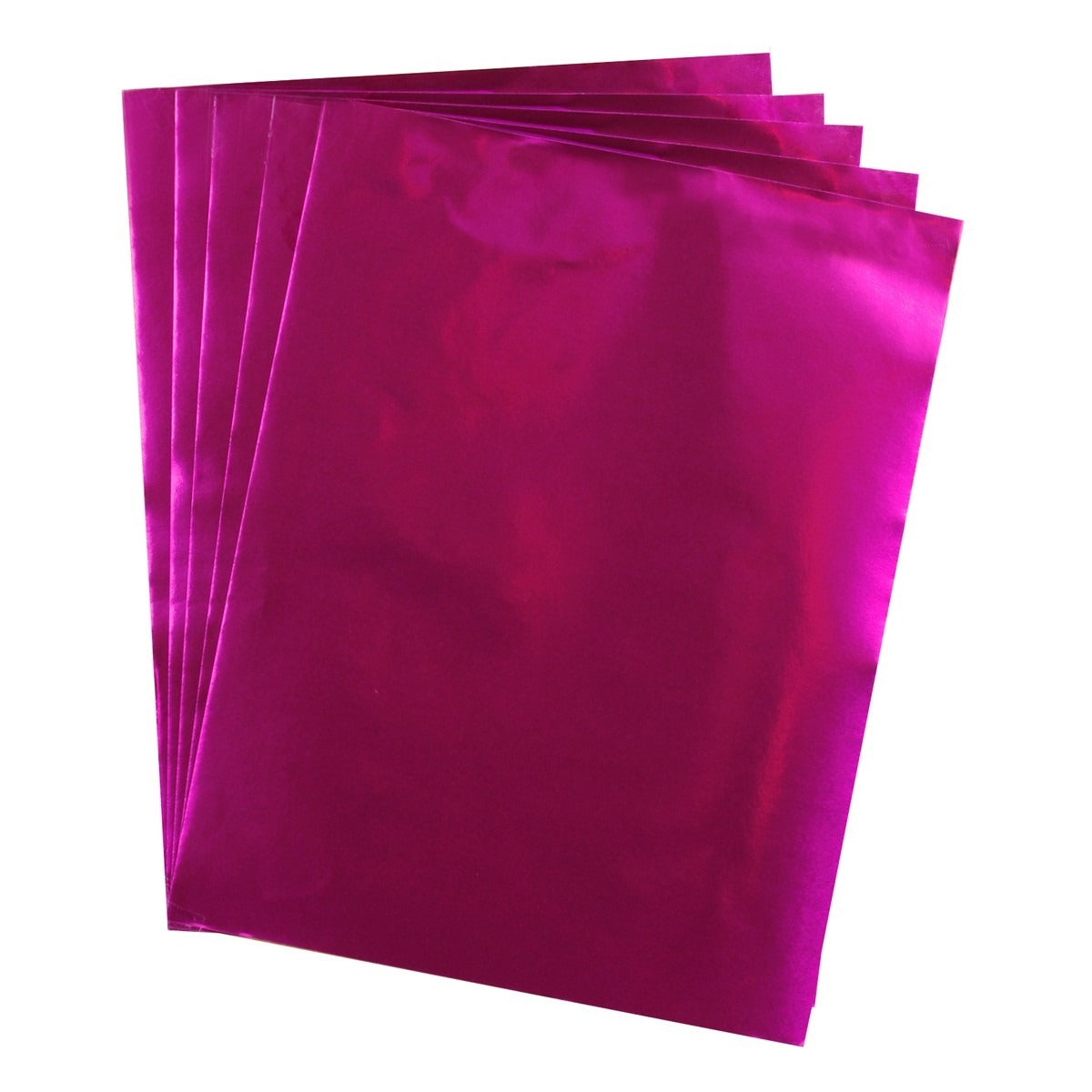 Metallic Foil Paper 12 Sheets 8.5" x 11" Fuchsia