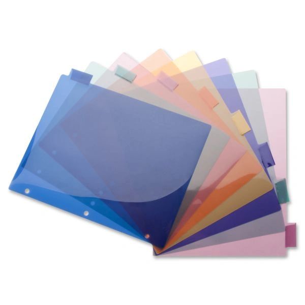 Dividers w/ 5-Insertable Color Tabs