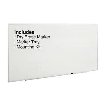 Dry Erase Whiteboard, Aluminum Frame 8' x 4'