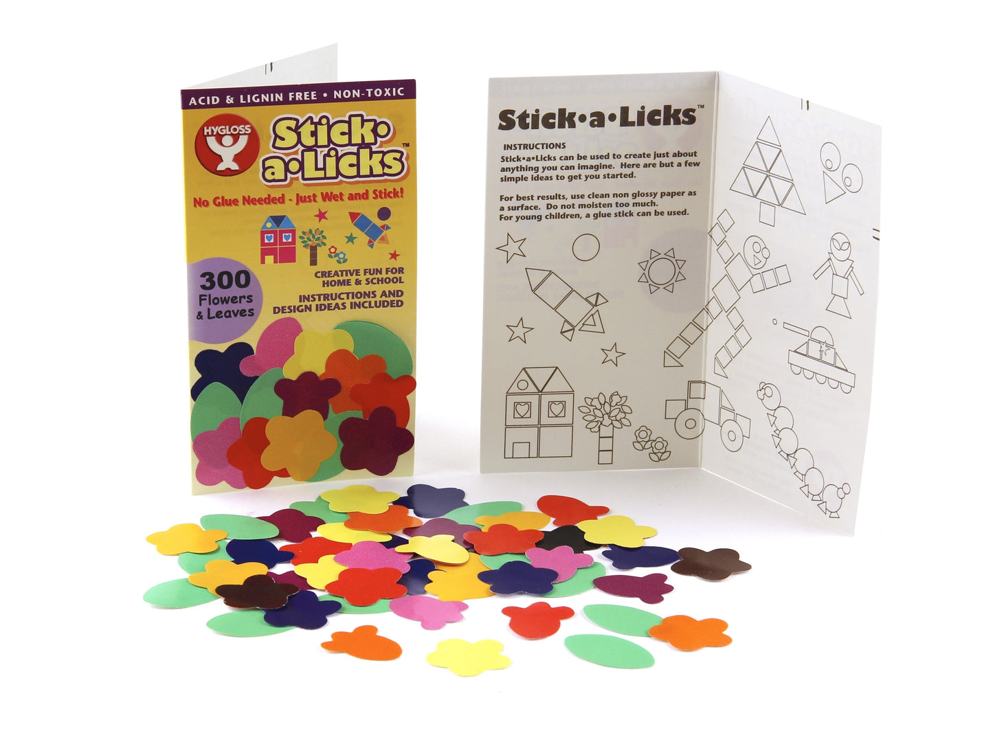 Stick-A-Licks Flowers & Leaves, 2000 Pcs