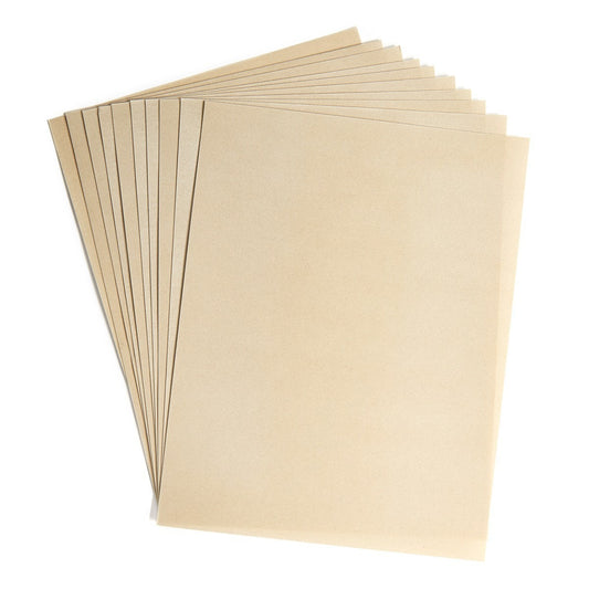 Velour Paper 10 Sheets 8.5" x 11" Beige