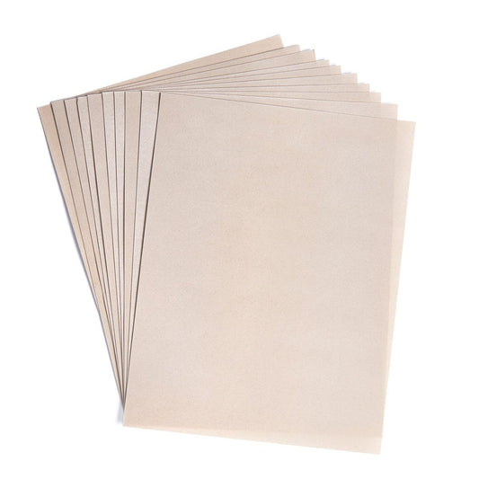 Velour Paper 10 Sheets 8.5" x 11" Gray