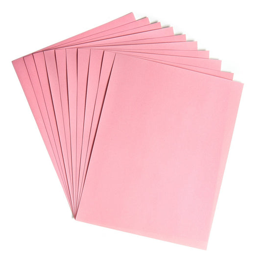 Velour Paper 10 Sheets 8.5" x 11" Pink